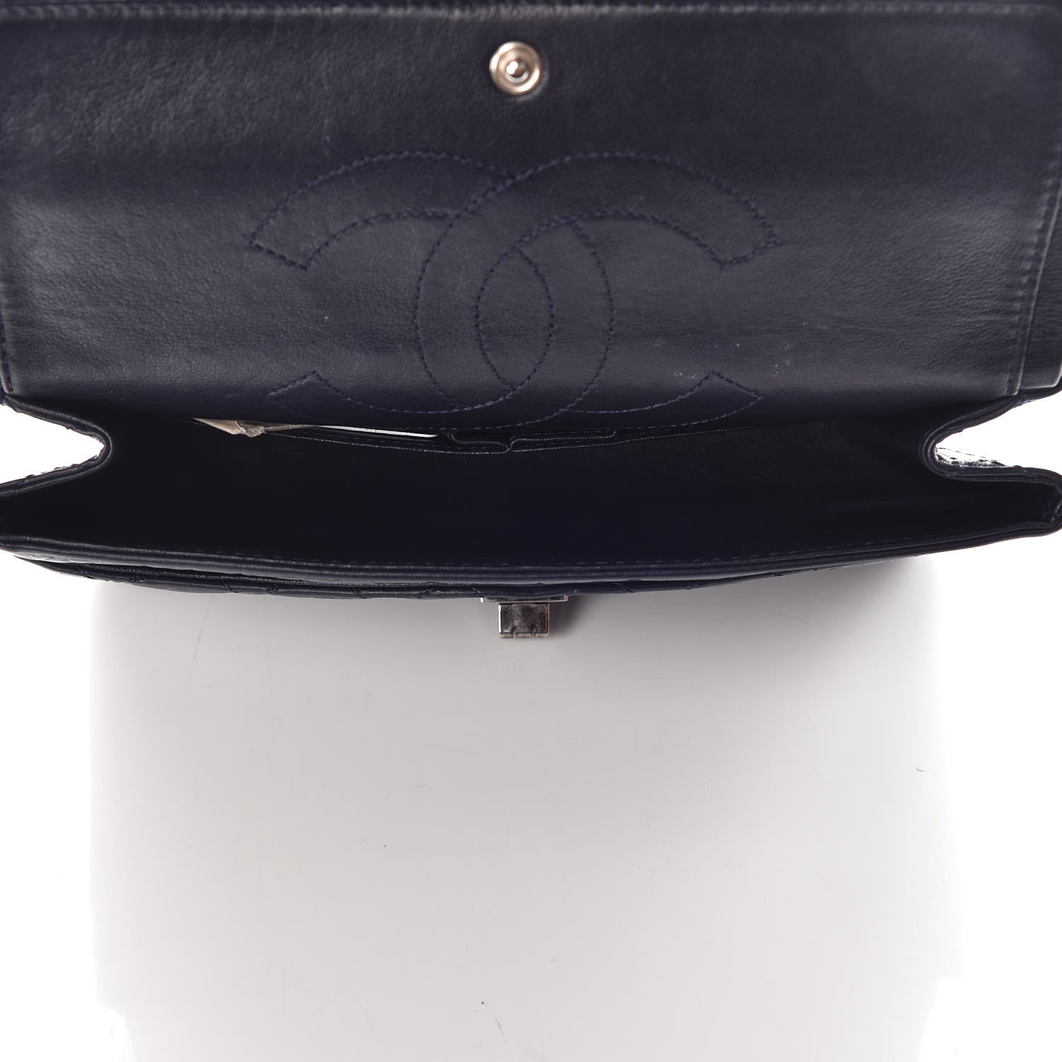 Chanel Aged Calfskin Quilted 2.55 Reissue 225 Flap Navy 7 of 10