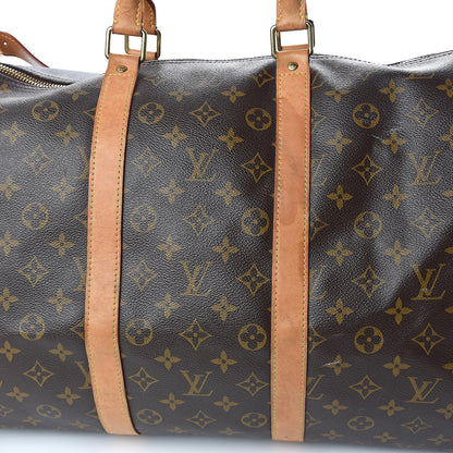 Louis Vuitton Monogram Keepall Bandouliere 55 23 of 24