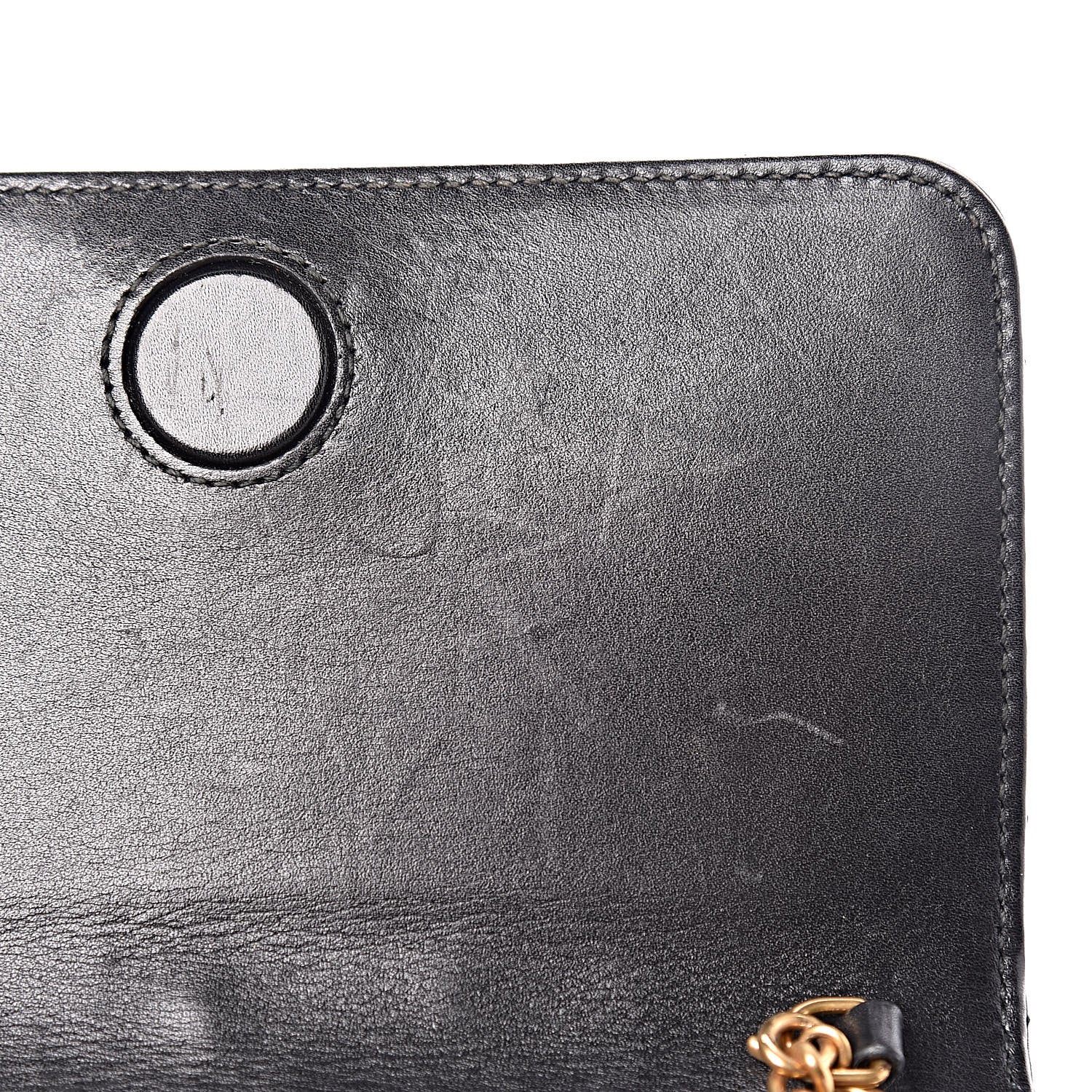 Gucci Calfskin Matelasse GG Marmont Mini Bag Black 9 of 15