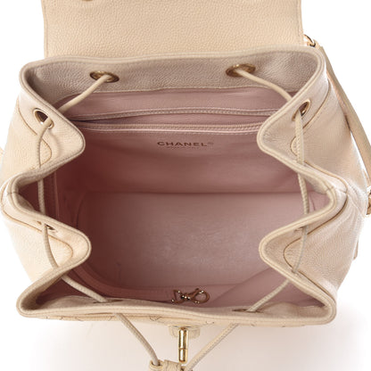 Chanel Caviar Quilted Backpack White 5 of 14