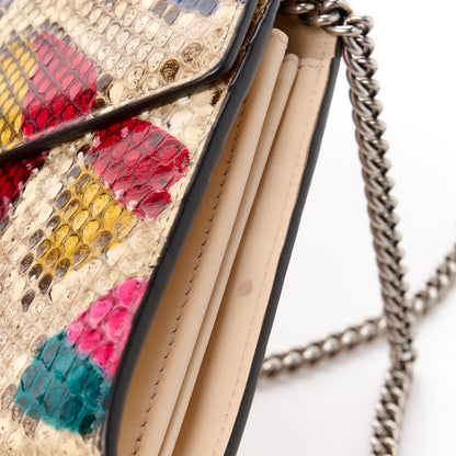 Gucci Snakeskin Mini Dionysus Chain Wallet Multicolor 13 of 13