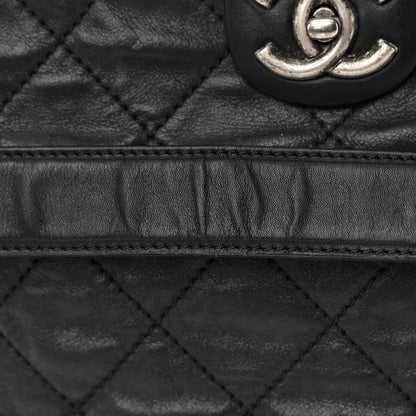 Chanel Iridescent Calfskin Quilted In The Mix Shopping Tote Black 20 of 23