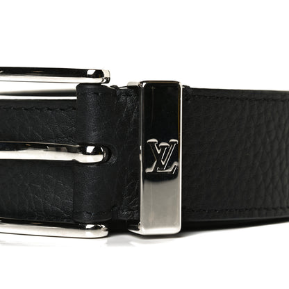 Louis Vuitton Taurillon 35mm Pont Neuf Belt 90 36 Black 3 of 5
