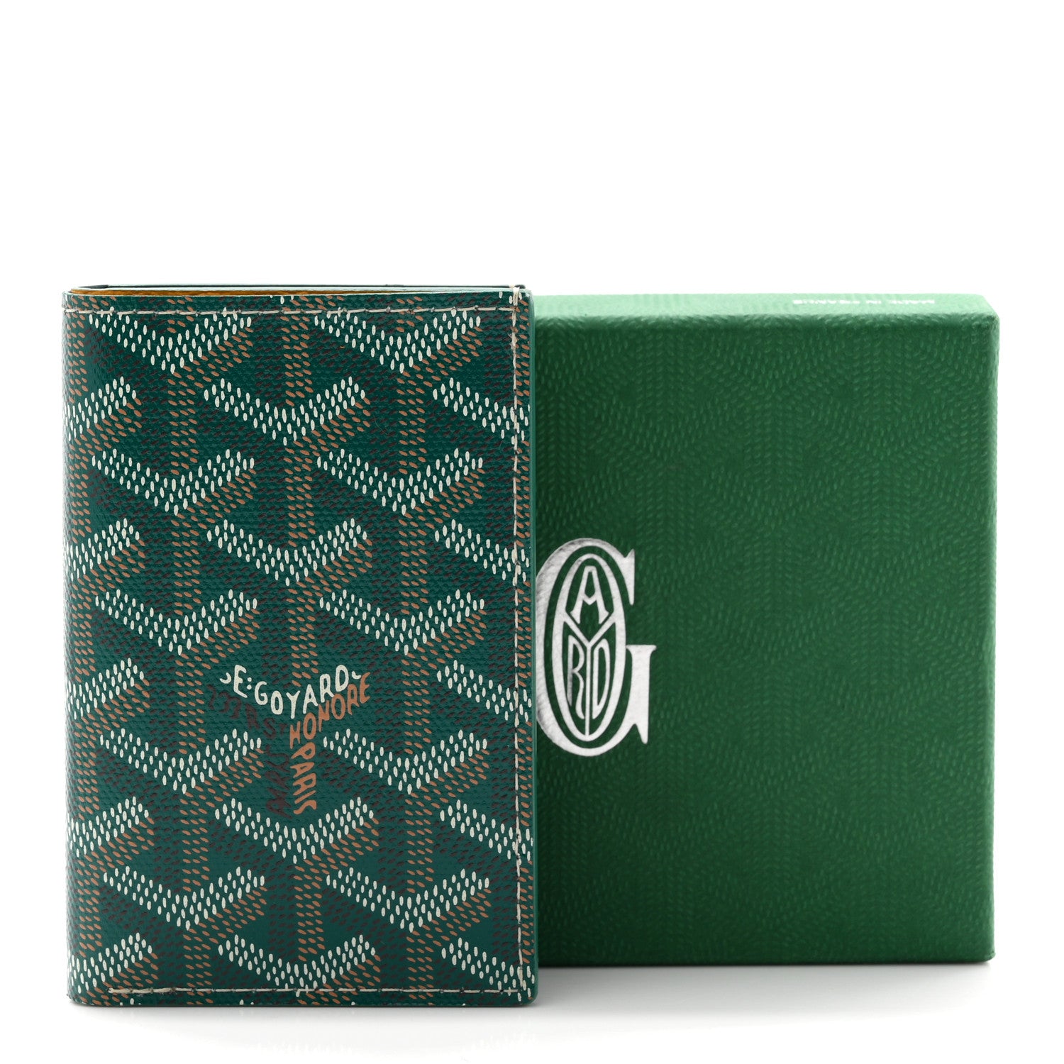 Goyard Goyardine Saint Pierre Card Holder Green 8 of 8
