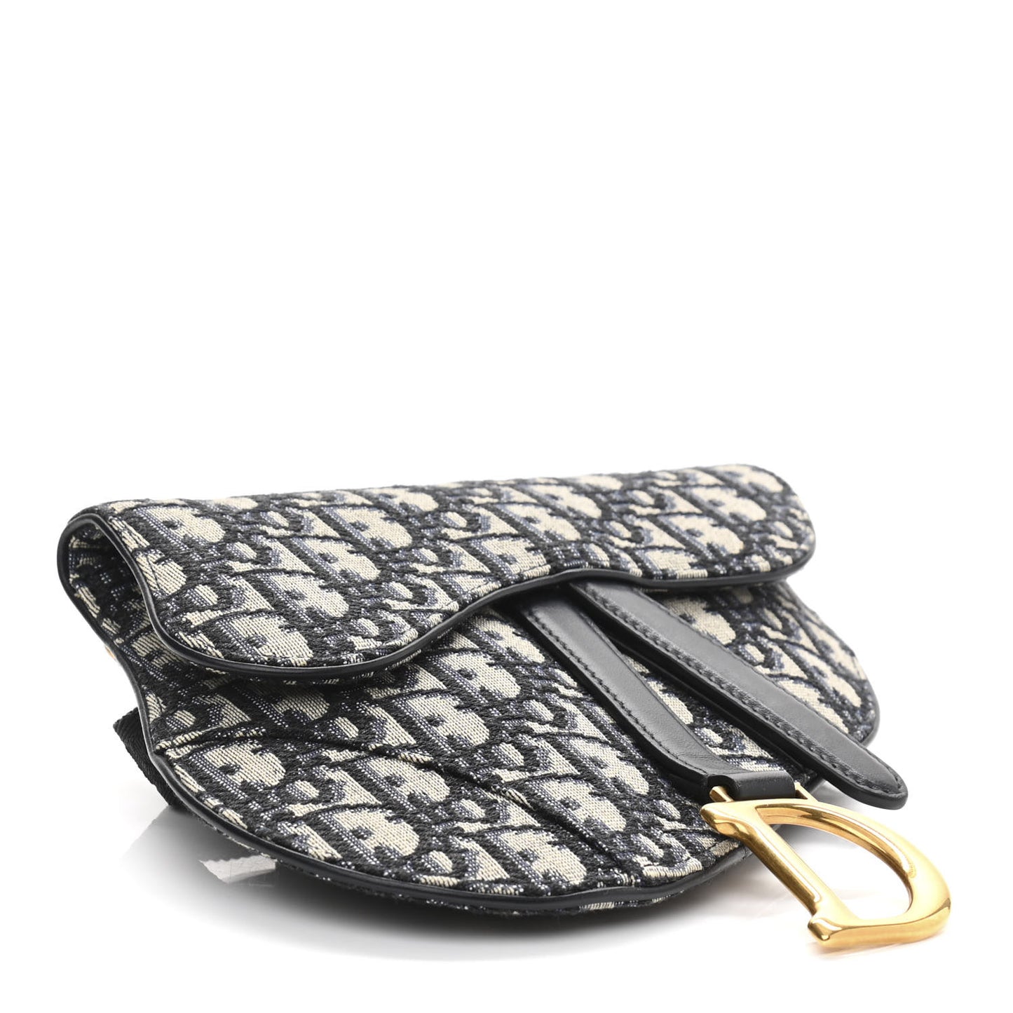 Oblique Saddle Belt Pouch Blue