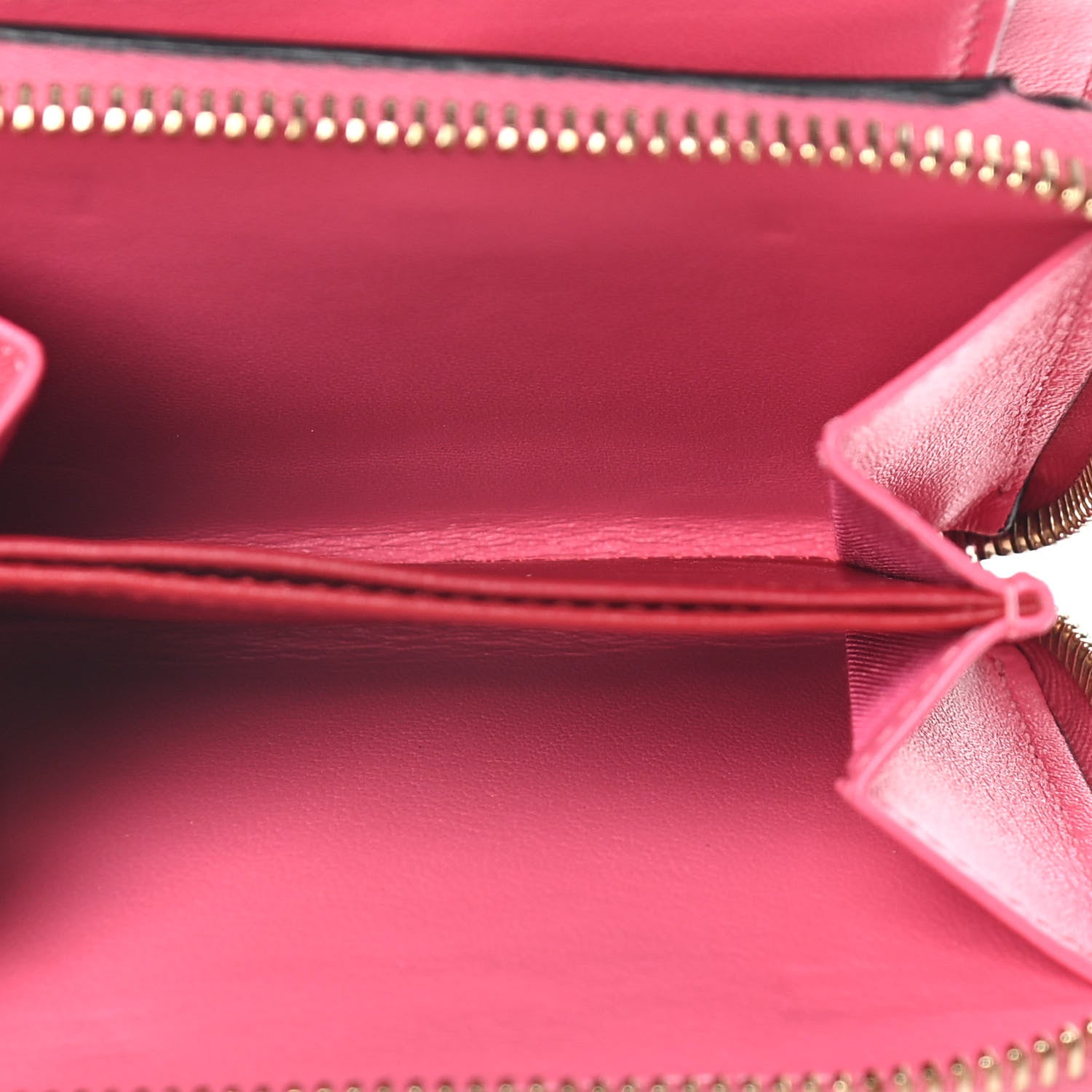 Valentino Garavani Nappa Rockstud Spike Compact Zip Around Wallet Shadow Pink 11 of 23