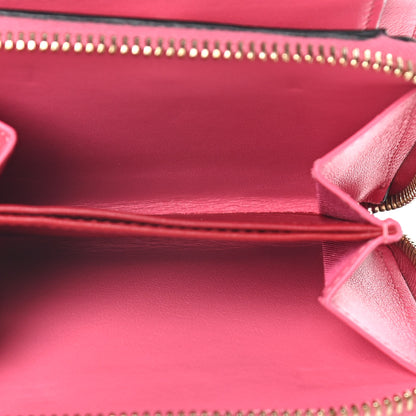 Valentino Garavani Nappa Rockstud Spike Compact Zip Around Wallet Shadow Pink 11 of 23