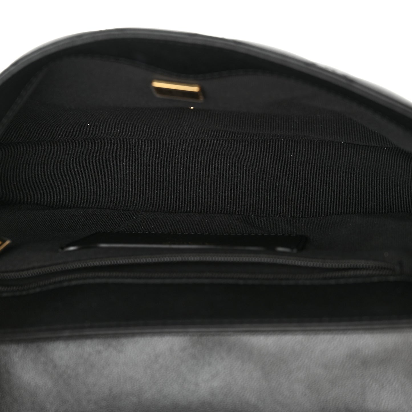 Lambskin Quilted Small Flap Bag Black