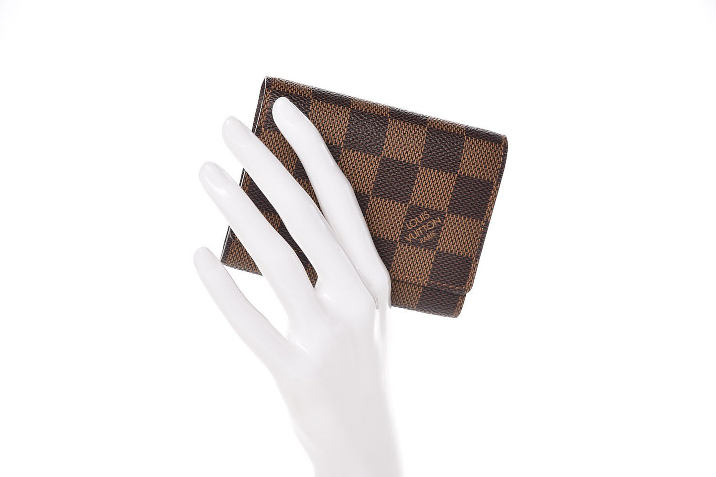 Damier Ebene Business Card Holder