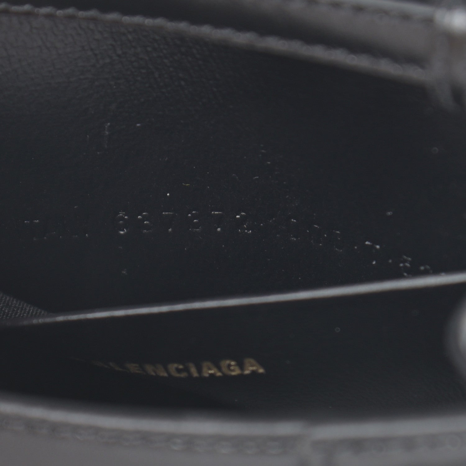 Balenciaga Shiny Box Calfskin Hourglass Top Handle Bag Mini Black 7 of 10