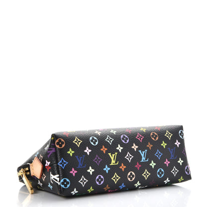 Louis Vuitton Monogram Multicolor Cosmetic Pouch Black Grenade 4 of 8