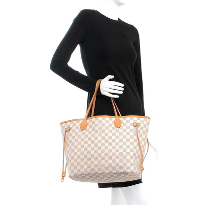 Louis Vuitton Damier Azur Neverfull MM 3 of 16