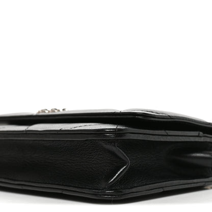 Chanel Lambskin Quilted Chanel 19 Wallet On Chain WOC Black 10 of 10