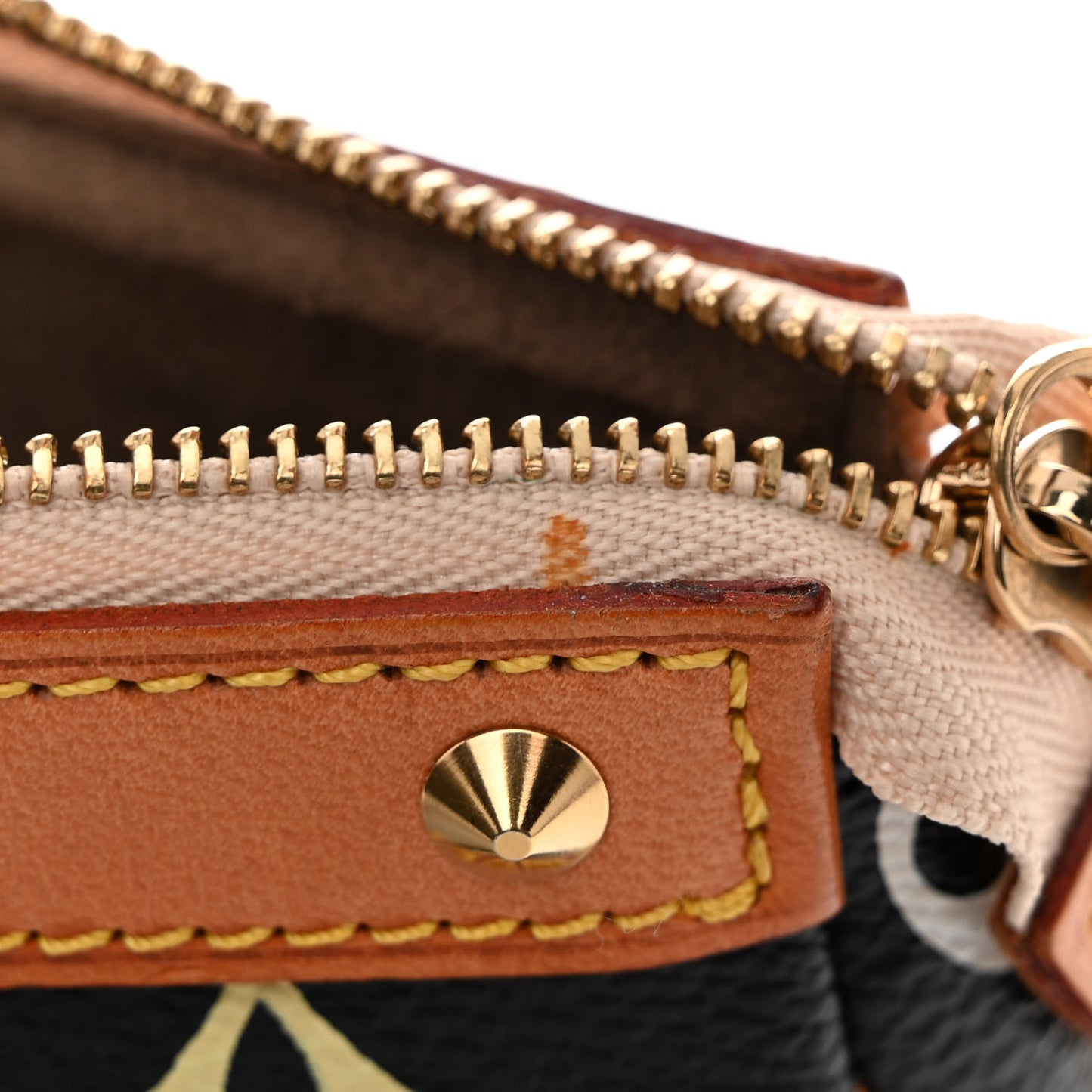 Monogram Multicolor Pochette Accessories Black