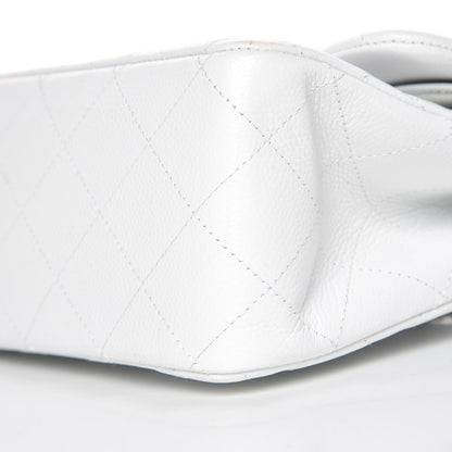 Chanel Caviar Quilted Jumbo Double Flap White 6 of 15