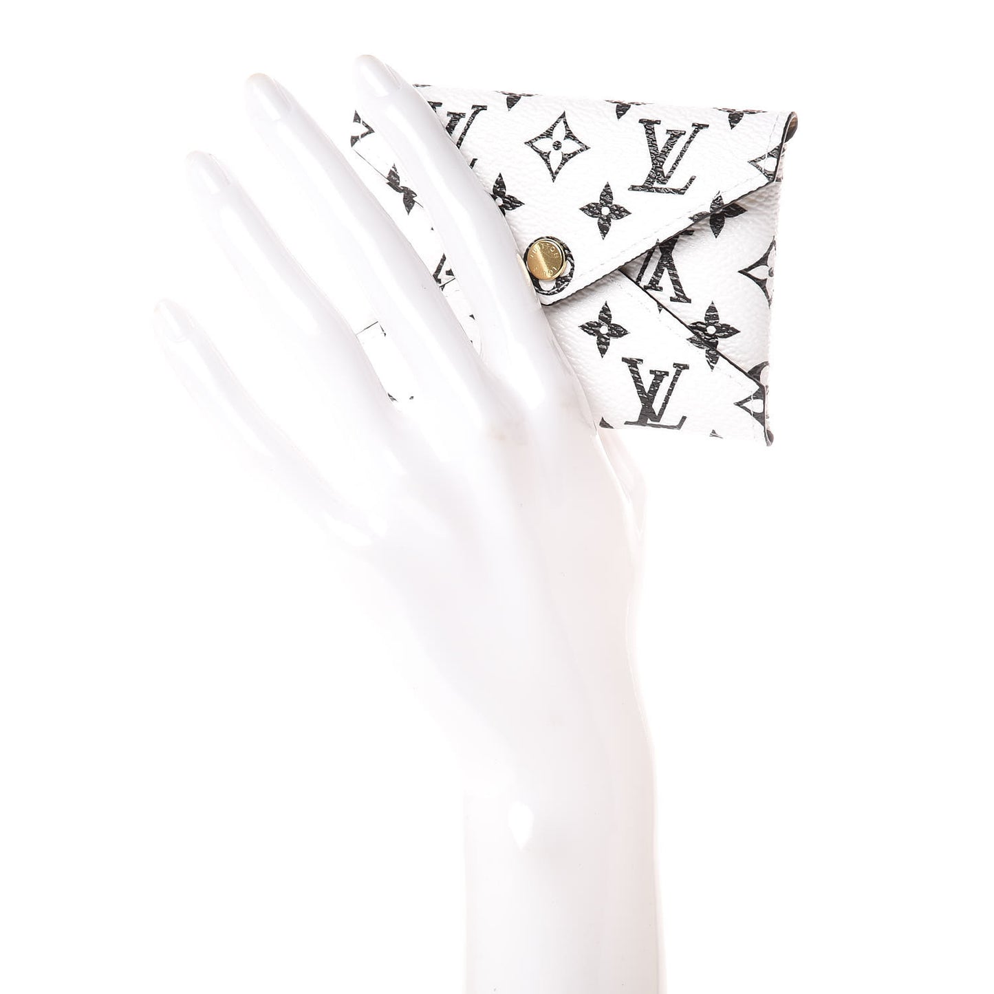 Monogram Giant Small Kirigami Pochette Insert White