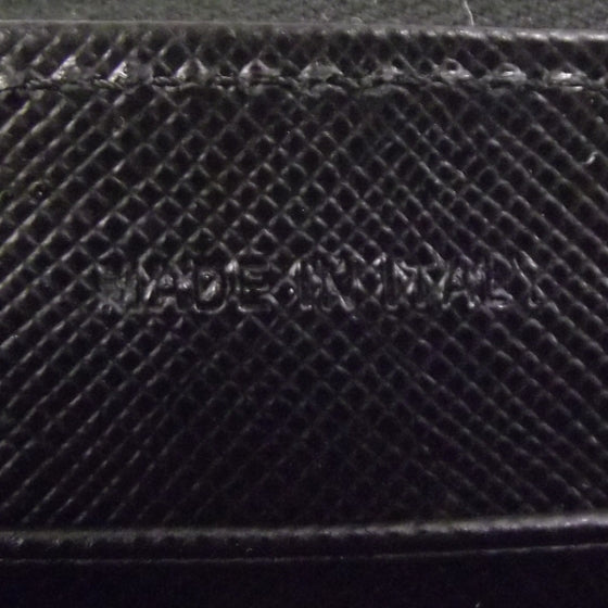 Saffiano Zip Around Wallet Nero Black