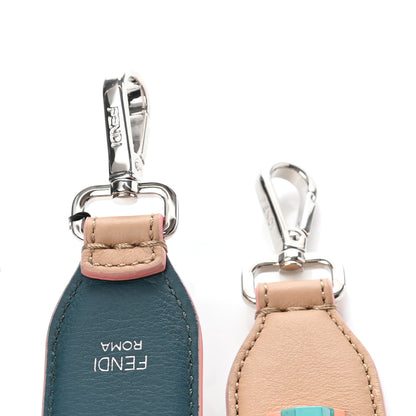 Fendi Vitello Dolce Plexiglass Bi-Color Studded Strap You Cuoio Oceano Multicolor 3 of 4