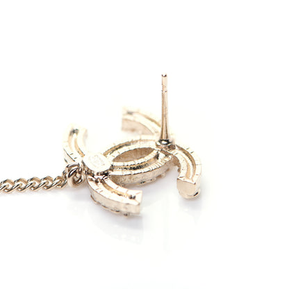 Chanel Crystal CC Cuff Single Earring Gold 3 of 7