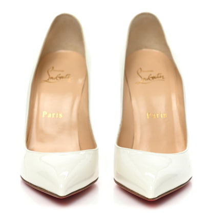 Christian Louboutin Patent Pigalle Follies 100 Pumps 36.5 Snow 2 of 14