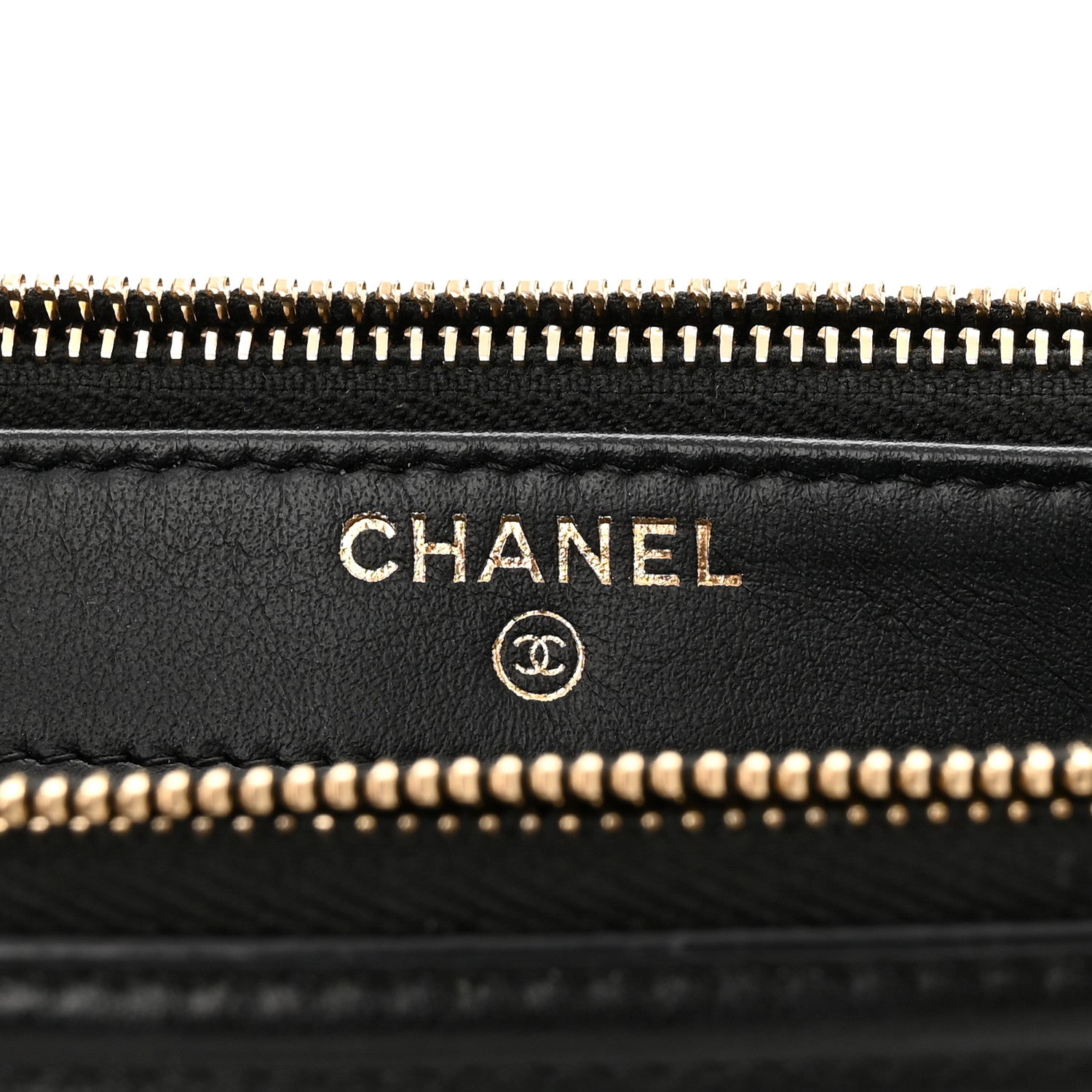 Chanel Caviar Quilted CC Filigree Clutch With Chain Black 6 of 14