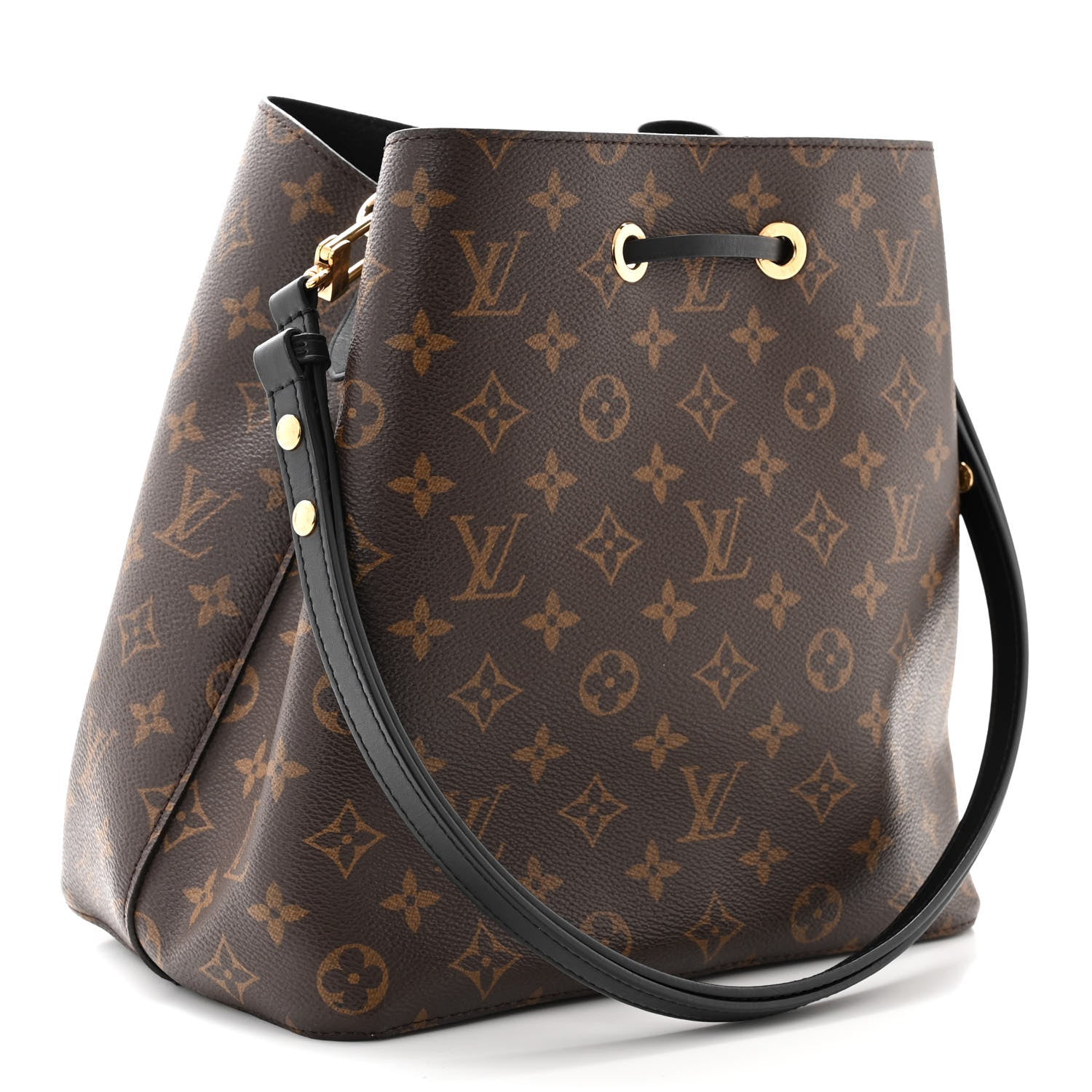 Louis Vuitton Monogram Neonoe MM Black 3 of 9
