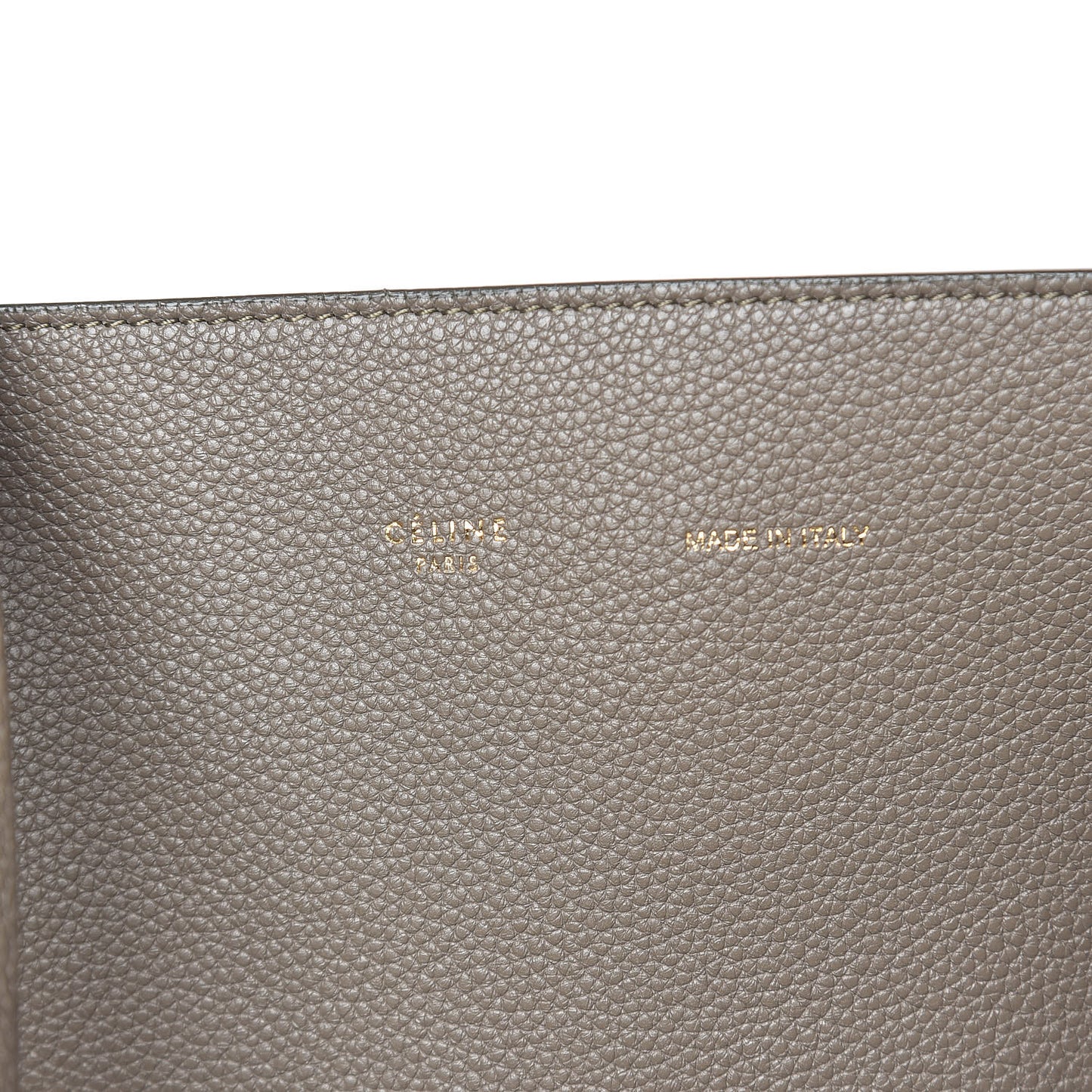 Soft Grained Calfskin Small Belt Cabas Phantom Taupe