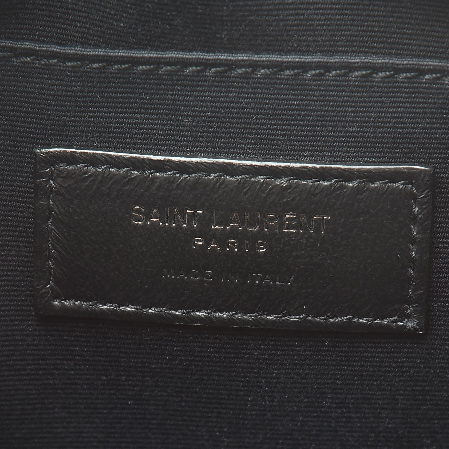 Saint Laurent Calfskin Matelasse Monogram Lou Camera Bag Black 6 of 10