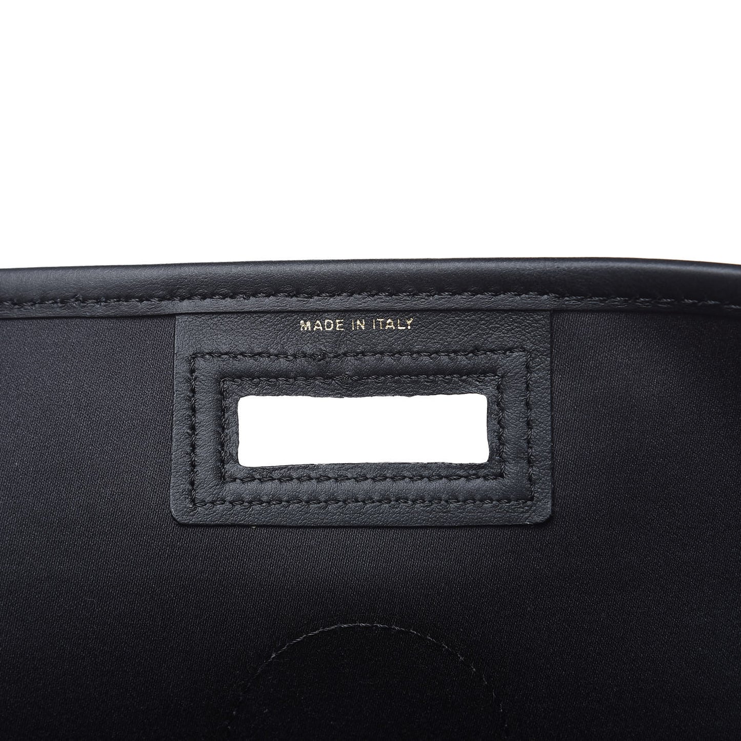 Glazed Fabric Vitello Century FF 1974 Stamp Patch Medium Peekaboo Defender Cover Mogano Panna Black