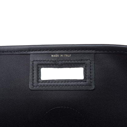 Fendi Glazed Fabric Vitello Century FF 1974 Stamp Patch Medium Peekaboo Defender Cover Mogano Panna Black 6 of 10