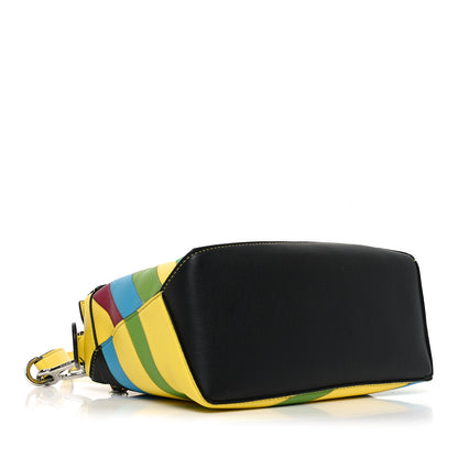 Loewe Calfskin Stripe Small Puzzle Edge Bag Multicolor 3 of 8