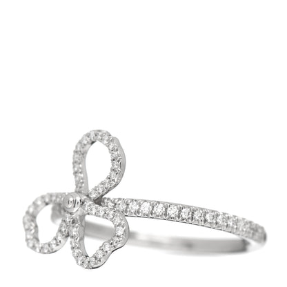 Tiffany Platinum Diamond Small Open Paper Flowers Ring 49 5 3 of 6