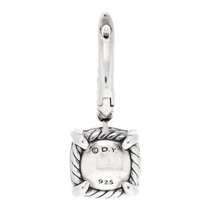 David Yurman Sterling Silver Diamond 10mm Chatelaine Drop Earrings 4 of 4