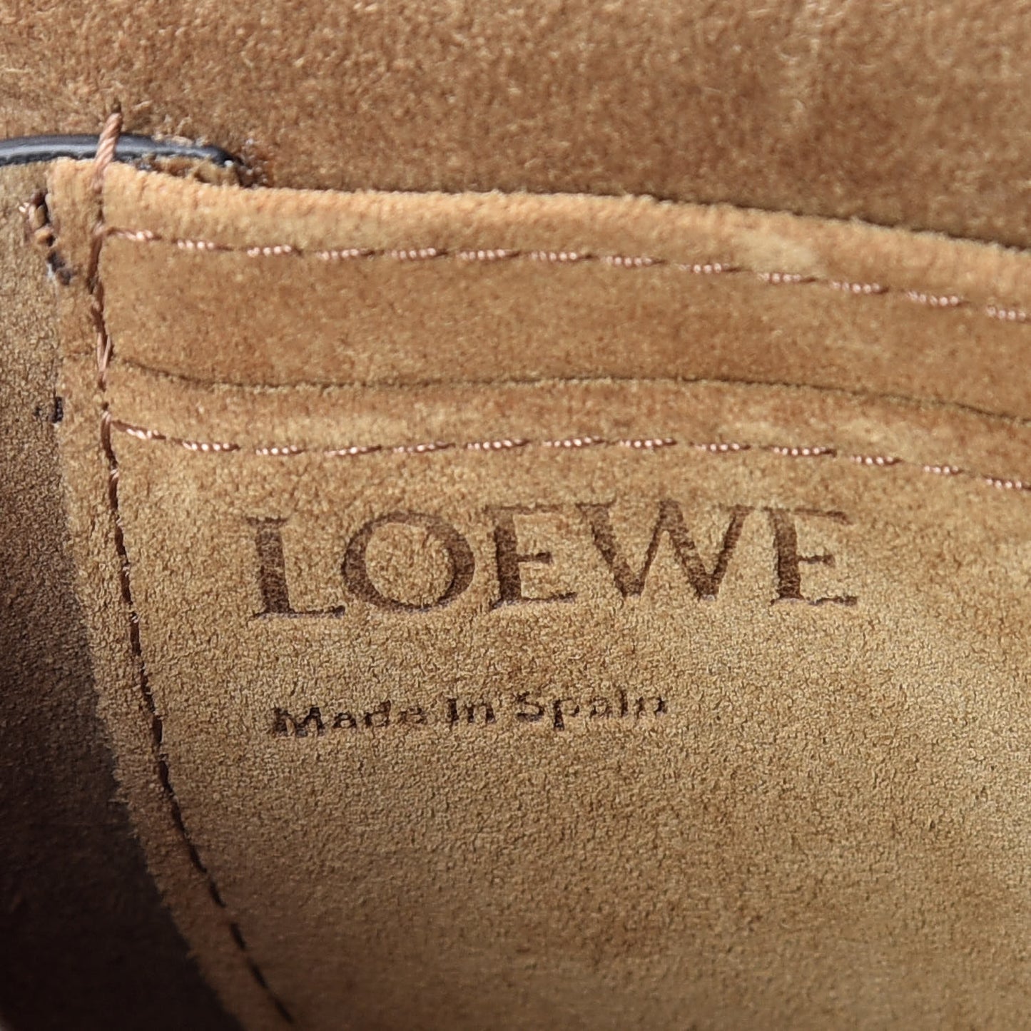 Grained Calfskin Mini Gate Crossbody Bag Caramel Pecan