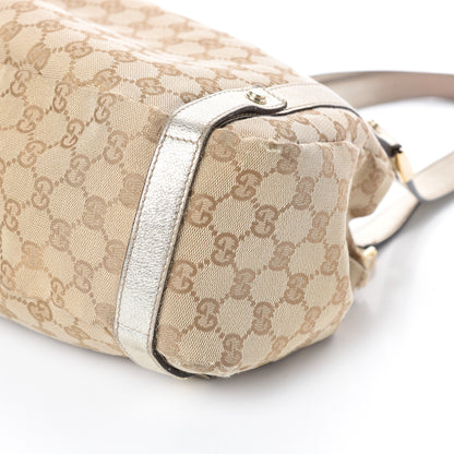 Gucci Monogram Medium Abbey Shoulder Bag Gold 9 of 10