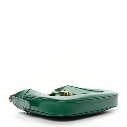 Gucci Boarded Dyana Lux Calfskin Small Jackie 1961 Hobo Emerald 4 of 10