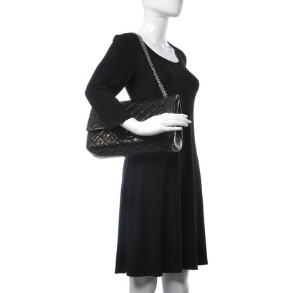Chanel Glazed Aged Calfskin Quilted 2.55 Reissue 227 Flap Black 3 of 11