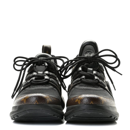 Louis Vuitton Calfskin Patent Monogram LV Archlight Sneakers 40 Black 3 of 13