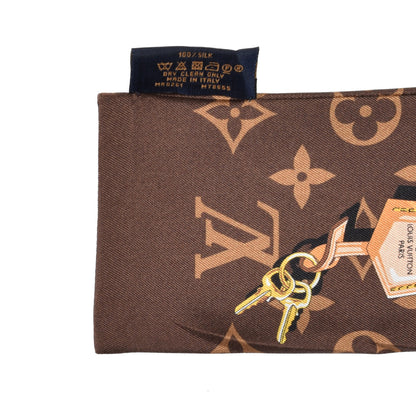 Louis Vuitton Silk Monogram Confidential Bandeau Brown 3 of 4