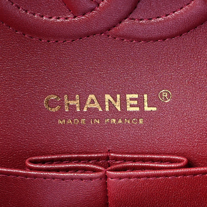 Chanel Iridescent Caviar Quilted Medium Double Flap Pink 5 of 10