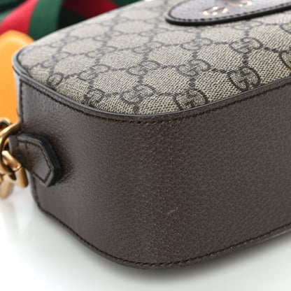 Gucci GG Supreme Monogram Web Neo Vintage Shoulder Bag Beige New Acero Crop 9 of 21