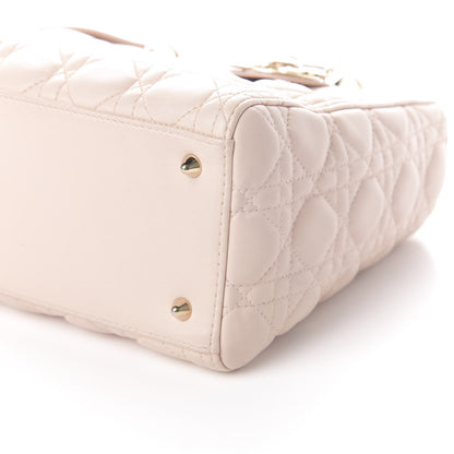 Christian Dior Lambskin Cannage Medium Lady Dior Light Pink 9 of 9