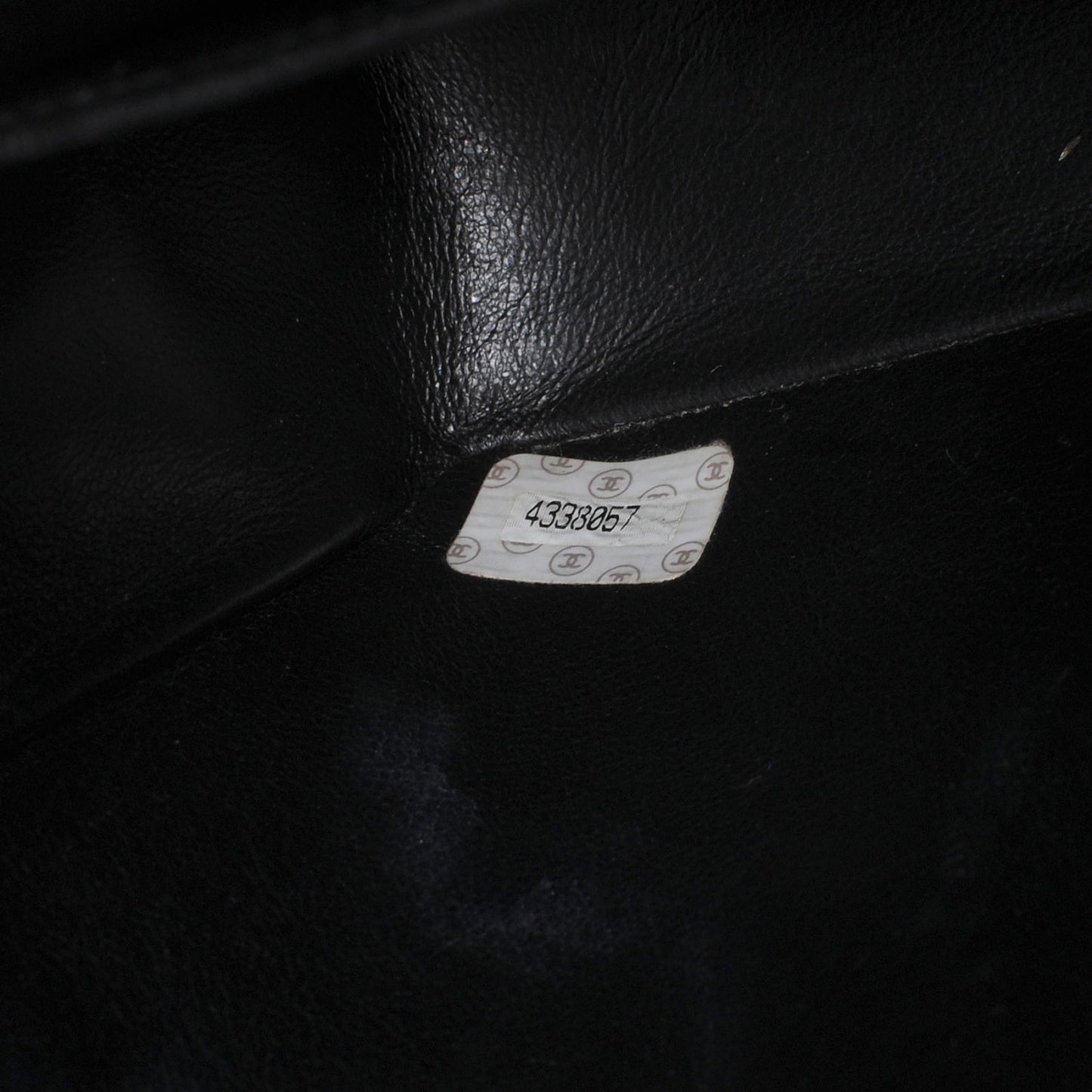 Lambskin Single Flap Black