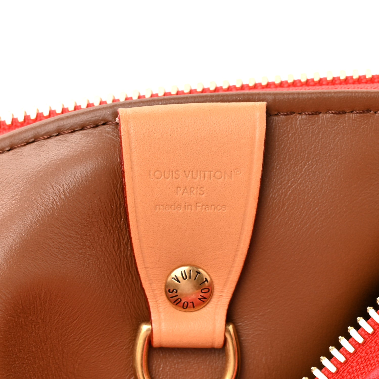 Louis Vuitton Soft Calfskin Monogram Speedy P9 Bandouliere 25 Red 8 of 12