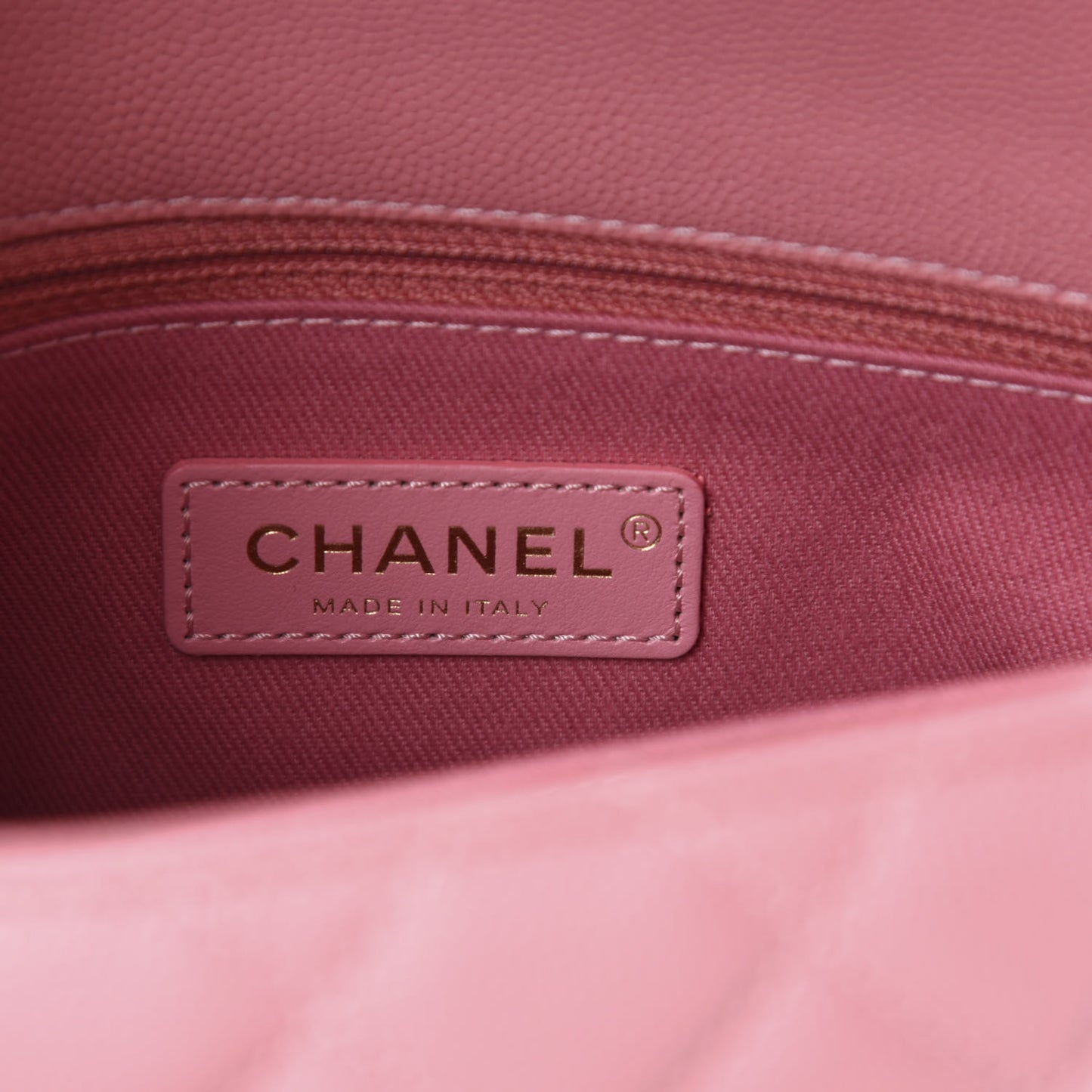 Caviar Quilted Mini Coco Handle Flap Pink