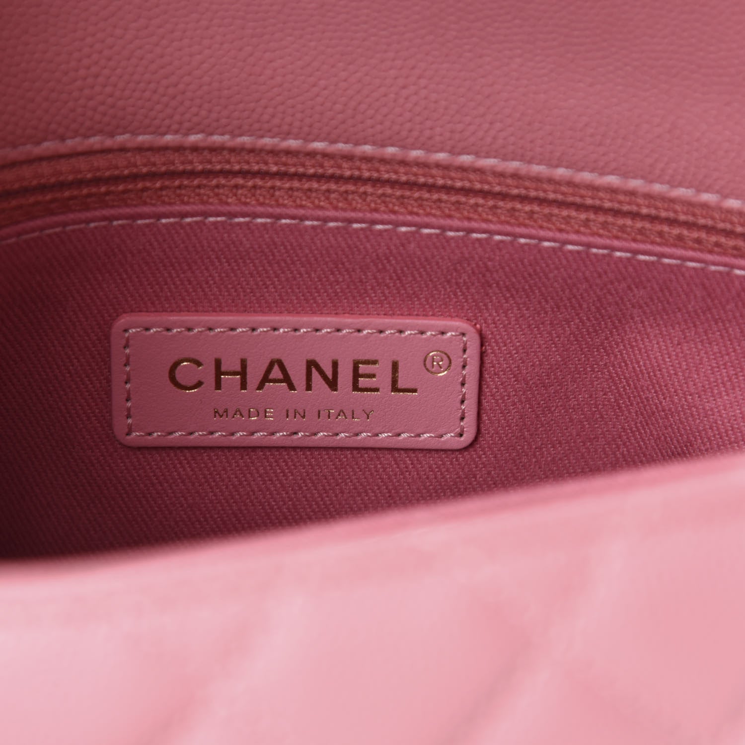 Chanel Caviar Quilted Mini Coco Handle Flap Pink 8 of 10
