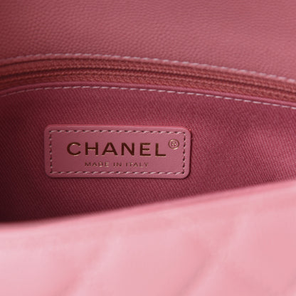 Chanel Caviar Quilted Mini Coco Handle Flap Pink 8 of 10