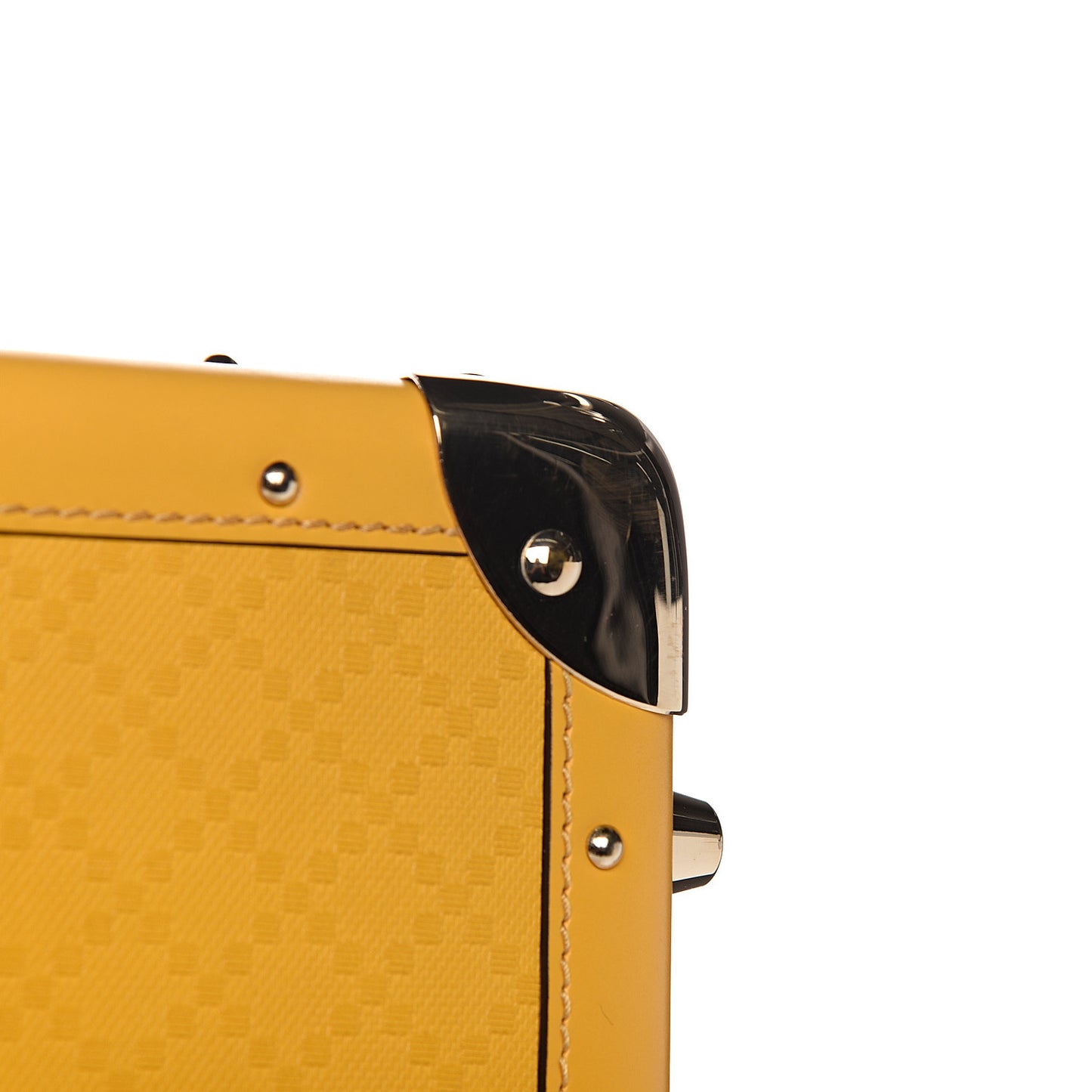 Bright Diamante Structured Suitcase Bumblebee