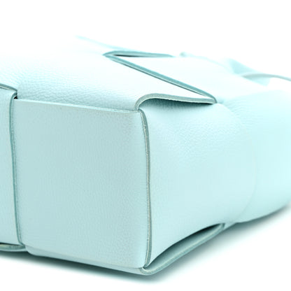 Bottega Veneta Grained Calfskin Maxi Intrecciato Mini Arco Tote Pale Blue 10 of 10