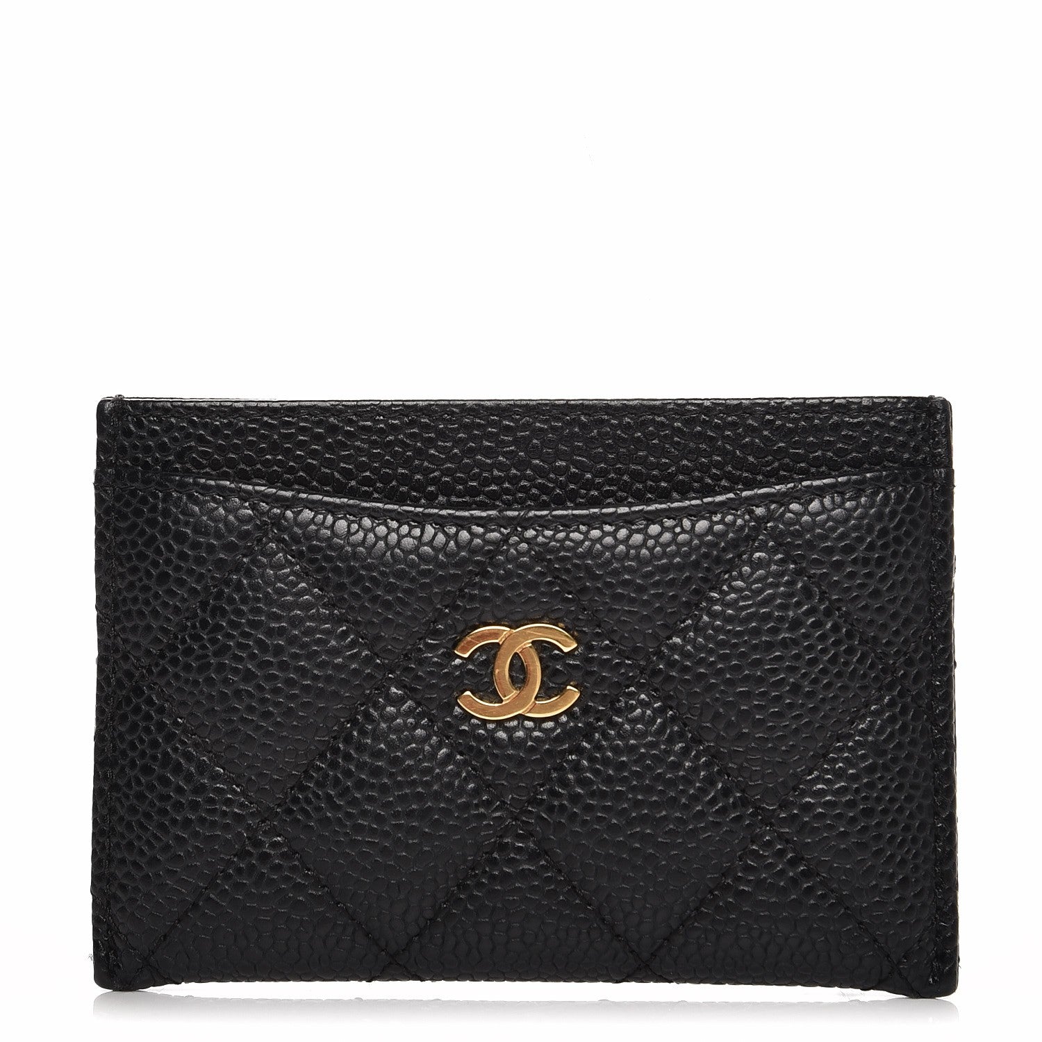 Chanel Caviar Quilted Card Holder Black 1 of 9